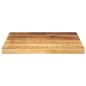 vidaXL Tischplatte 40x40x2,5 cm Quadratisch Raues Massivholz Mango vidaXL Tischplatte 40x40x2,5 cm Quadratisch Raues Massivholz Mango