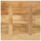 vidaXL Tischplatte 40x40x2,5 cm Quadratisch Raues Massivholz Mango vidaXL Tischplatte 40x40x2,5 cm Quadratisch Raues Massivholz Mango