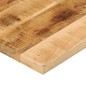 vidaXL Tischplatte 40x40x2,5 cm Quadratisch Raues Massivholz Mango vidaXL Tischplatte 40x40x2,5 cm Quadratisch Raues Massivholz Mango