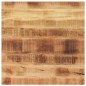vidaXL Tischplatte 70x70x2,5 cm Quadratisch Raues Massivholz Mango vidaXL Tischplatte 70x70x2,5 cm Quadratisch Raues Massivholz Mango