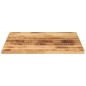 vidaXL Tischplatte 70x70x2,5 cm Quadratisch Raues Massivholz Mango vidaXL Tischplatte 70x70x2,5 cm Quadratisch Raues Massivholz Mango
