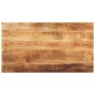 vidaXL Tischplatte 100x60x2,5 cm Rechteckig Raues Massivholz Mango