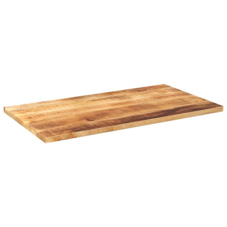 vidaXL Tischplatte 100x60x2,5 cm Rechteckig Raues Massivholz Mango