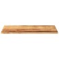 vidaXL Tischplatte 100x60x2,5 cm Rechteckig Raues Massivholz Mango