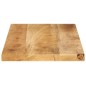 vidaXL Tischplatte 50x30x2,5 cm Rechteckig Raues Massivholz Mango vidaXL Tischplatte 50x30x2,5 cm Rechteckig Raues Massivholz Mango