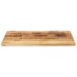 vidaXL Tischplatte 70x50x2,5 cm Rechteckig Raues Massivholz Mango vidaXL Tischplatte 70x50x2,5 cm Rechteckig Raues Massivholz Mango