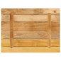 vidaXL Tischplatte 70x50x2,5 cm Rechteckig Raues Massivholz Mango vidaXL Tischplatte 70x50x2,5 cm Rechteckig Raues Massivholz Mango