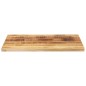 vidaXL Tischplatte 80x70x2,5 cm Rechteckig Raues Massivholz Mango vidaXL Tischplatte 80x70x2,5 cm Rechteckig Raues Massivholz Mango