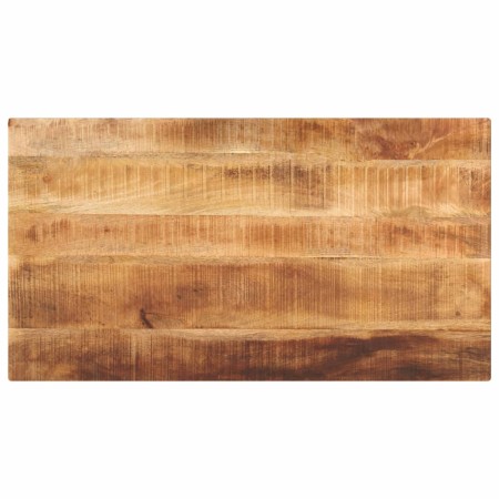 vidaXL Tischplatte 120x70x2,5 cm Rechteckig Raues Massivholz Mango