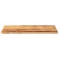 vidaXL Tischplatte 120x70x2,5 cm Rechteckig Raues Massivholz Mango vidaXL Tischplatte 120x70x2,5 cm Rechteckig Raues Massivholz Mango