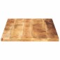 vidaXL Tischplatte 120x70x2,5 cm Rechteckig Raues Massivholz Mango vidaXL Tischplatte 120x70x2,5 cm Rechteckig Raues Massivholz Mango