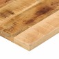 vidaXL Tischplatte 120x70x2,5 cm Rechteckig Raues Massivholz Mango vidaXL Tischplatte 120x70x2,5 cm Rechteckig Raues Massivholz Mango