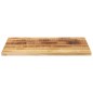 vidaXL Tischplatte 80x60x1,5 cm Rechteckig Raues Massivholz Mango vidaXL Tischplatte 80x60x1,5 cm Rechteckig Raues Massivholz Mango