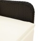 vidaXL 9-tlg. Garten-Bistro-Set mit Kissen Schwarz Poly Rattan vidaXL 9-tlg. Garten-Bistro-Set mit Kissen Schwarz Poly Rattan