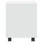 vidaXL Rollschrank Weiß 37x33x42,5 cm Holzwerkstoff