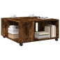 vidaXL Couchtisch Räuchereiche 80x80x40 cm Holzwerkstoff vidaXL Couchtisch Räuchereiche 80x80x40 cm Holzwerkstoff