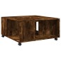 vidaXL Couchtisch Räuchereiche 80x80x40 cm Holzwerkstoff vidaXL Couchtisch Räuchereiche 80x80x40 cm Holzwerkstoff