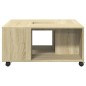 vidaXL Couchtisch Sonoma-Eiche 80x80x40 cm Holzwerkstoff vidaXL Couchtisch Sonoma-Eiche 80x80x40 cm Holzwerkstoff