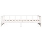 vidaXL Tagesbett ohne Matratze Weiß 80x200 cm Massivholz Kiefer vidaXL Tagesbett ohne Matratze Weiß 80x200 cm Massivholz Kiefer