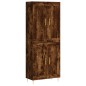 Highboard Räuchereiche 69,5x34x180 cm Holzwerkstoff Highboard Räuchereiche 69,5x34x180 cm Holzwerkstoff