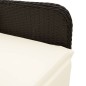 vidaXL 11-tlg. Garten-Bistro-Set mit Kissen Schwarz Poly Rattan vidaXL 11-tlg. Garten-Bistro-Set mit Kissen Schwarz Poly Rattan