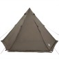 vidaXL Tipi-Familienzelt 6 Personen Braun Wasserdicht vidaXL Tipi-Familienzelt 6 Personen Braun Wasserdicht