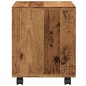 vidaXL Rollschrank Altholz-Optik 37x33x42,5 cm Holzwerkstoff vidaXL Rollschrank Altholz-Optik 37x33x42,5 cm Holzwerkstoff