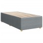 vidaXL Boxspringbett mit Matratze Hellgrau 80x200 cm Stoff vidaXL Boxspringbett mit Matratze Hellgrau 80x200 cm Stoff