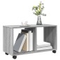 vidaXL Rollschrank Grau Sonoma 72x33x42,5 cm Holzwerkstoff vidaXL Rollschrank Grau Sonoma 72x33x42,5 cm Holzwerkstoff