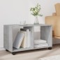 vidaXL Rollschrank Betongrau 72x33x42,5 cm Holzwerkstoff vidaXL Rollschrank Betongrau 72x33x42,5 cm Holzwerkstoff