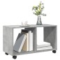 vidaXL Rollschrank Betongrau 72x33x42,5 cm Holzwerkstoff vidaXL Rollschrank Betongrau 72x33x42,5 cm Holzwerkstoff