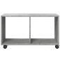 vidaXL Rollschrank Betongrau 72x33x42,5 cm Holzwerkstoff vidaXL Rollschrank Betongrau 72x33x42,5 cm Holzwerkstoff