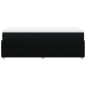 vidaXL Boxspringbett mit Matratze Schwarz 80x200 cm Stoff vidaXL Boxspringbett mit Matratze Schwarz 80x200 cm Stoff