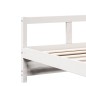 vidaXL Tagesbett ohne Matratze Weiß 90x190 cm Massivholz Kiefer vidaXL Tagesbett ohne Matratze Weiß 90x190 cm Massivholz Kiefer