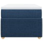 vidaXL Boxspringbett mit Matratze Blau 80x200 cm Stoff vidaXL Boxspringbett mit Matratze Blau 80x200 cm Stoff