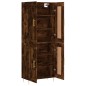 Highboard Räuchereiche 69,5x34x180 cm Holzwerkstoff Highboard Räuchereiche 69,5x34x180 cm Holzwerkstoff