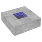 vidaXL Couchtisch mit Infinity-LED Betongrau 100x100x40 cm vidaXL Couchtisch mit Infinity-LED Betongrau 100x100x40 cm