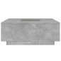 vidaXL Couchtisch mit Infinity-LED Betongrau 100x100x40 cm vidaXL Couchtisch mit Infinity-LED Betongrau 100x100x40 cm