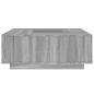 vidaXL Couchtisch mit Infinity-LED Grau Sonoma 100x100x40 cm vidaXL Couchtisch mit Infinity-LED Grau Sonoma 100x100x40 cm