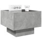 vidaXL Nachttisch mit Infinity-LED Betongrau 40x40x30 cm vidaXL Nachttisch mit Infinity-LED Betongrau 40x40x30 cm