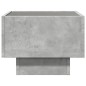 vidaXL Nachttisch mit Infinity-LED Betongrau 40x40x30 cm vidaXL Nachttisch mit Infinity-LED Betongrau 40x40x30 cm