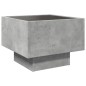 vidaXL Nachttisch mit Infinity-LED Betongrau 40x40x30 cm vidaXL Nachttisch mit Infinity-LED Betongrau 40x40x30 cm