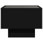 vidaXL Nachttisch mit Infinity-LED Schwarz 40x40x30 cm vidaXL Nachttisch mit Infinity-LED Schwarz 40x40x30 cm