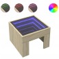 vidaXL Nachttisch mit Infinity-LED Sonoma-Eiche 40x40x30 cm vidaXL Nachttisch mit Infinity-LED Sonoma-Eiche 40x40x30 cm