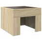 vidaXL Nachttisch mit Infinity-LED Sonoma-Eiche 40x40x30 cm vidaXL Nachttisch mit Infinity-LED Sonoma-Eiche 40x40x30 cm