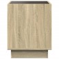 vidaXL Nachttisch mit Infinity-LED Sonoma-Eiche 40x40x50 cm vidaXL Nachttisch mit Infinity-LED Sonoma-Eiche 40x40x50 cm