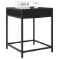 vidaXL Nachttisch mit Infinity-LED Schwarz 40x40x51 cm vidaXL Nachttisch mit Infinity-LED Schwarz 40x40x51 cm