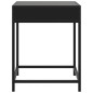 vidaXL Nachttisch mit Infinity-LED Schwarz 40x40x51 cm vidaXL Nachttisch mit Infinity-LED Schwarz 40x40x51 cm