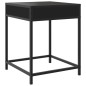 vidaXL Nachttisch mit Infinity-LED Schwarz 40x40x51 cm vidaXL Nachttisch mit Infinity-LED Schwarz 40x40x51 cm