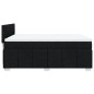 vidaXL Boxspringbett mit Matratze Schwarz 140x190 cm Stoff vidaXL Boxspringbett mit Matratze Schwarz 140x190 cm Stoff